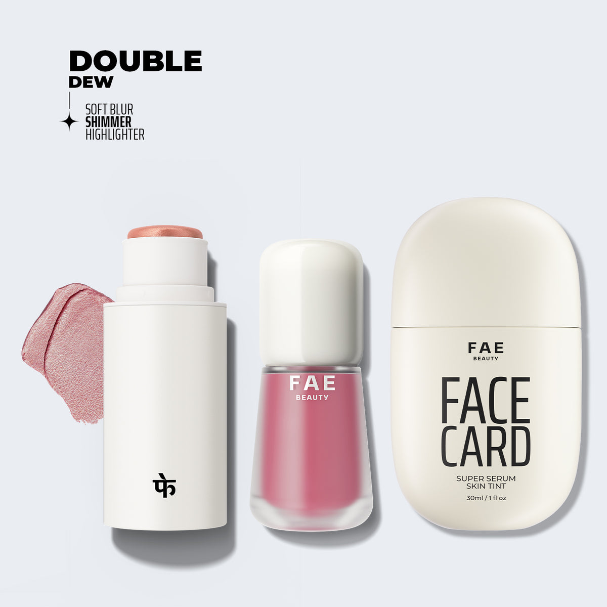 The FAE Base Routine: Face Card + Lush Blush + Double Dew Bundle