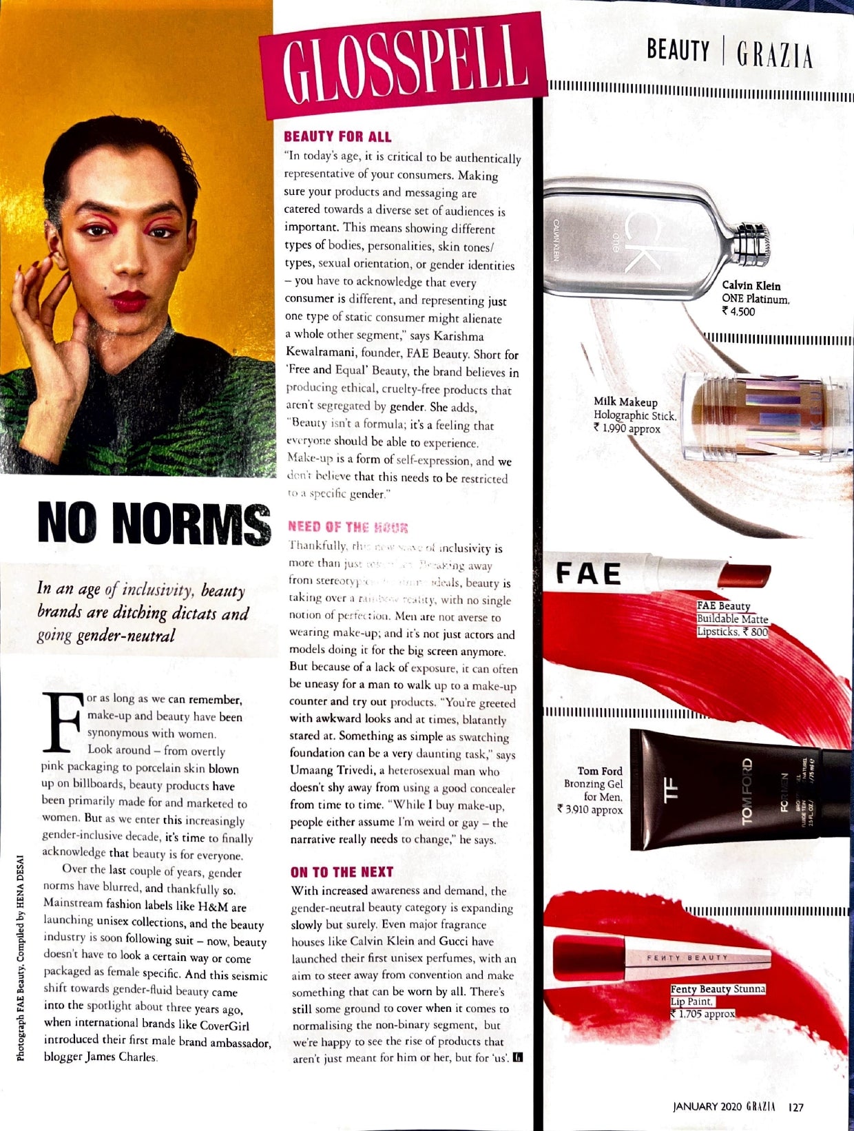 Grazia: January 2020