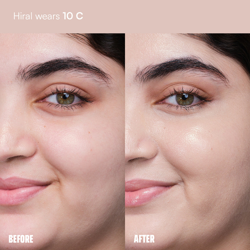 Face Card Super Serum Skin Tint Foundation + Brush Bundle