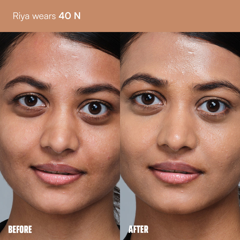 Face Card Super Serum Skin Tint Foundation + Brush Bundle