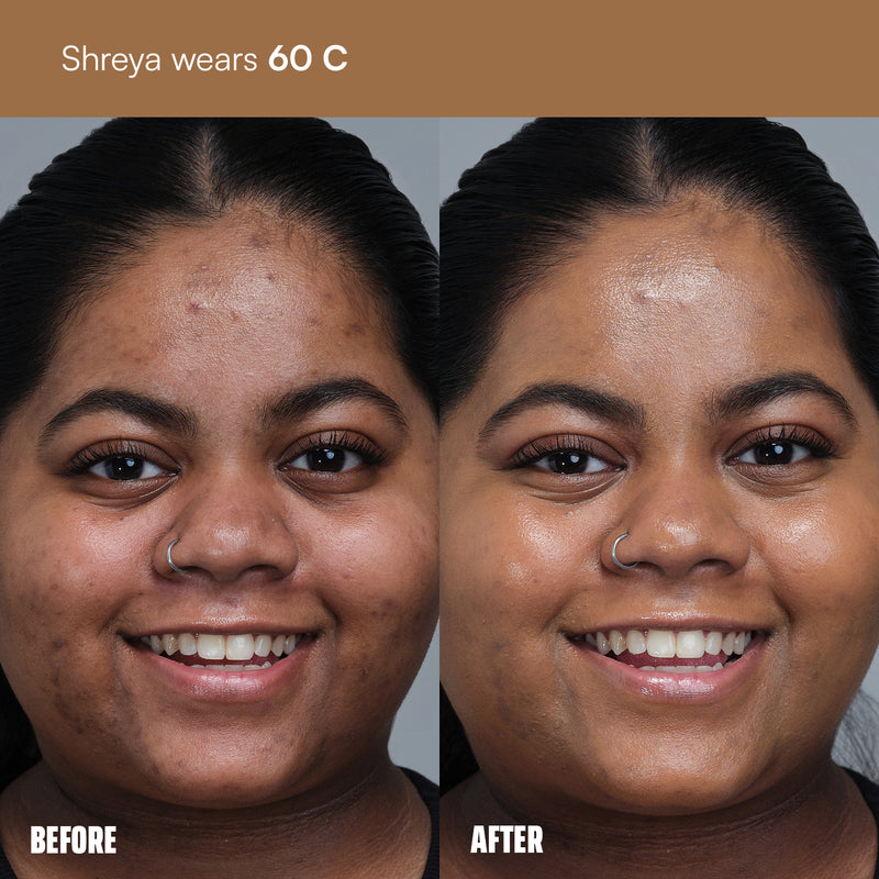 Face Card Super Serum Skin Tint Foundation + Brush Bundle