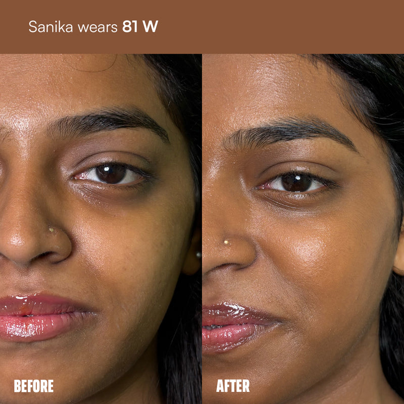 Face Card Super Serum Skin Tint Foundation + Brush Bundle