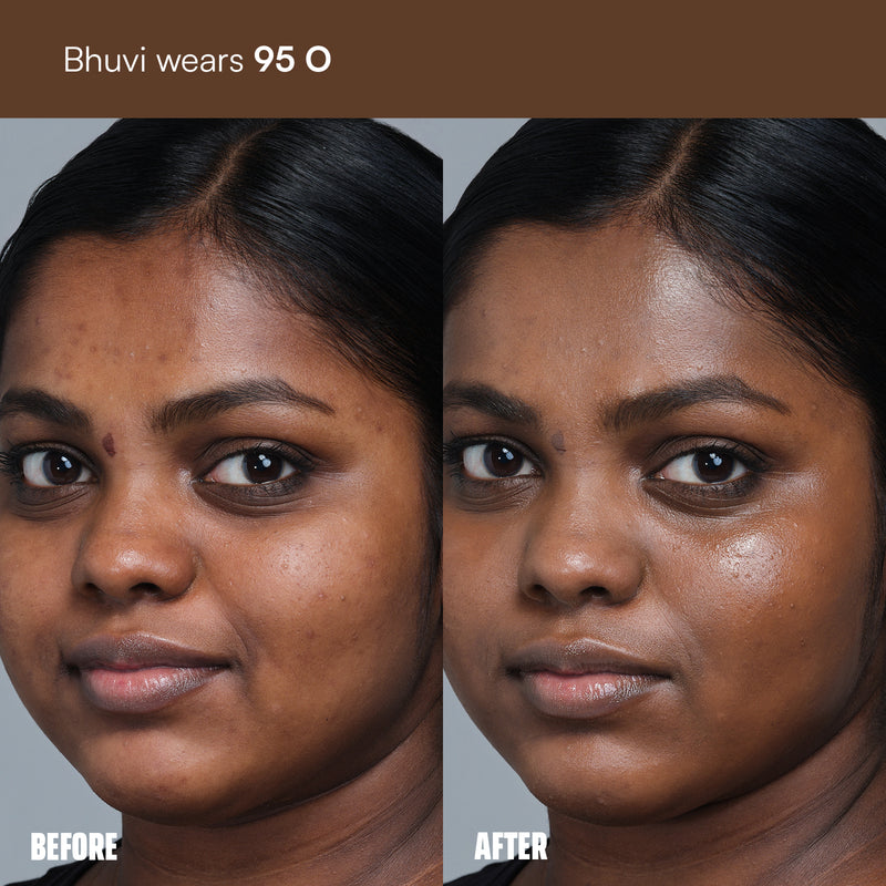 Face Card Super Serum Skin Tint Foundation + Brush Bundle