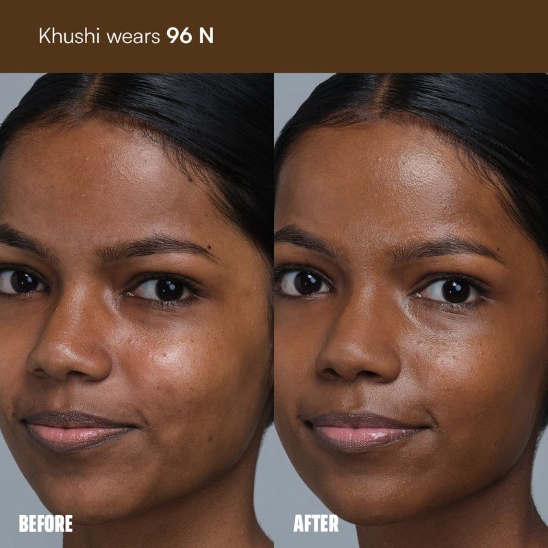 Face Card Super Serum Skin Tint Foundation + Brush Bundle