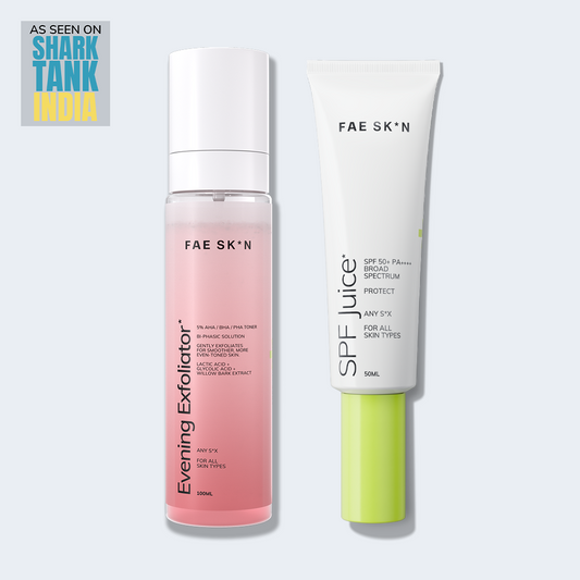 Evening Exfoliator + SPF Juice Bundle