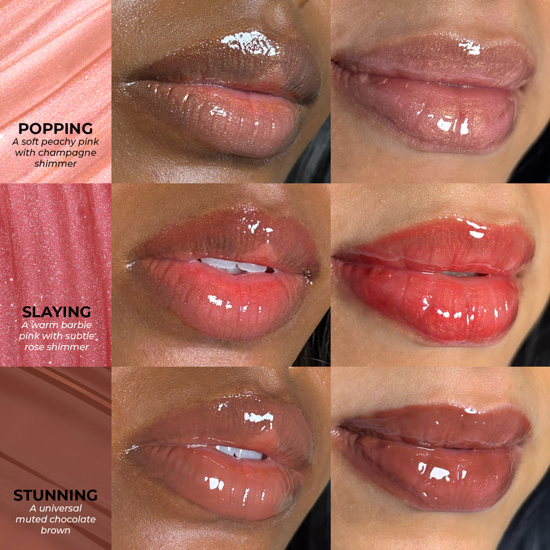 Festive Mini Peptide Glaws Gloss Trio