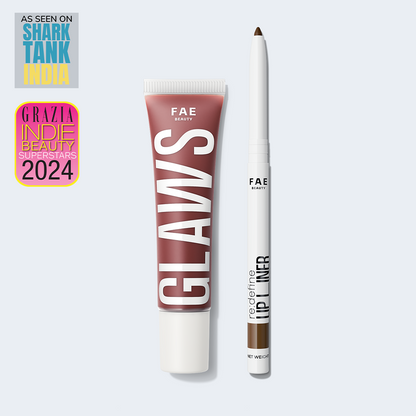 Glossy Lip Kit - Lip Liner + Peptide Gloss Bundle