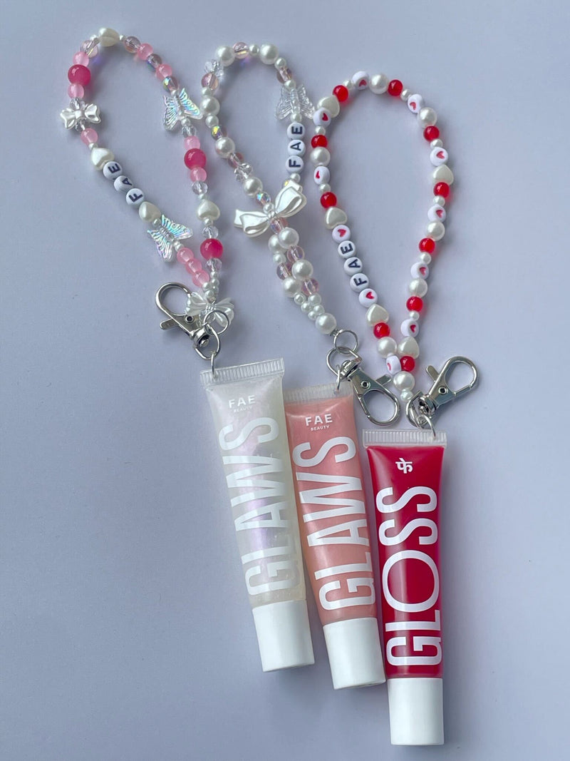 Charm Keychains - Take your Lip Gloss Everywhere You Go – FAE BEAUTY