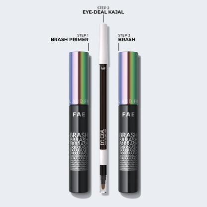 Eye-Deal Longwear Kajal + Brash Primer + Mascara Bundle