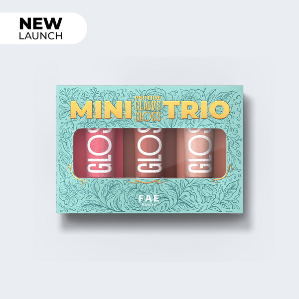Festive Mini Peptide Glaws Gloss Trio