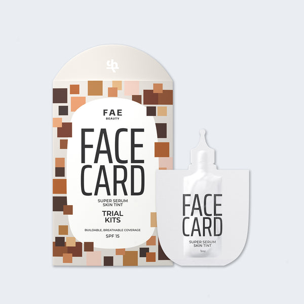 Face Card Super Serum Skin Tint Foundation Trial Kits