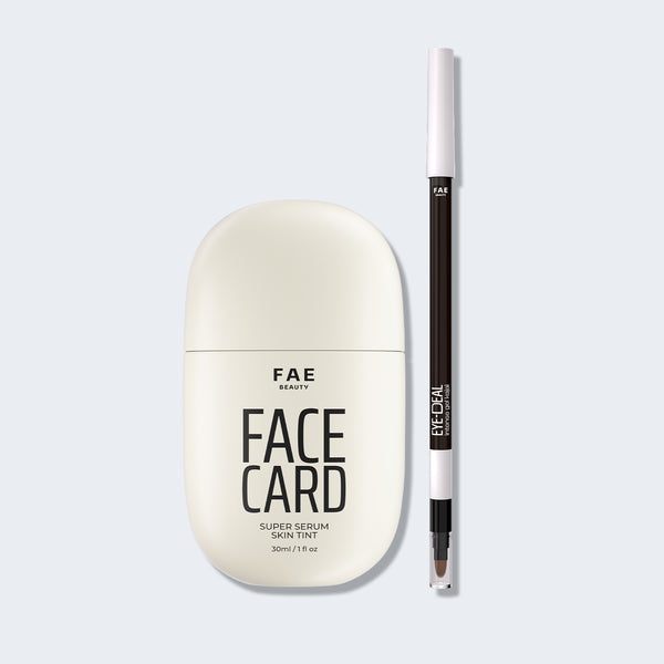 Face Card Super Serum Skin Tint Foundation + Eye-Deal Kajal Bundle