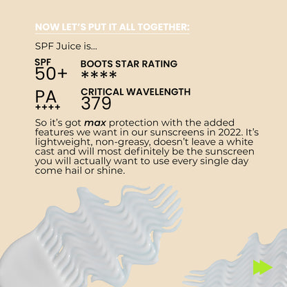 SPF Juice - 50ml - Hybrid, Broad-Spectrum Sunscreen